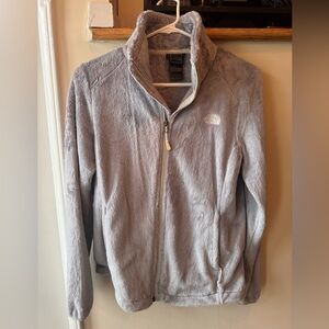 Gray North Face Osito Fleece Jacket